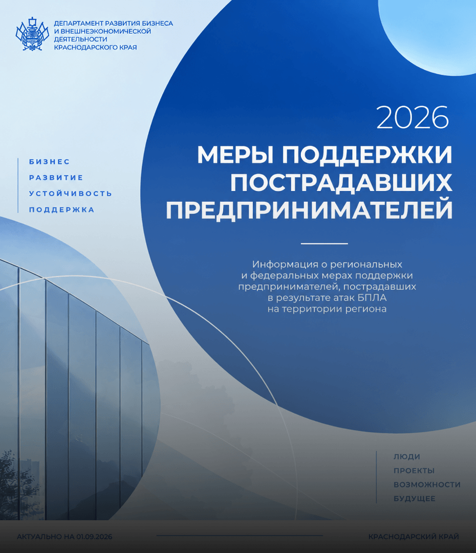 Поддержка пострадавших селлеров - Мой Бизнес Краснодар